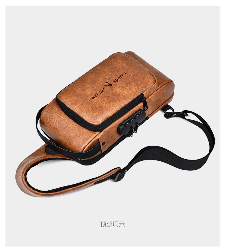 Title 31, New Casual Chest Bag Travel shoulder bag Men Mu...