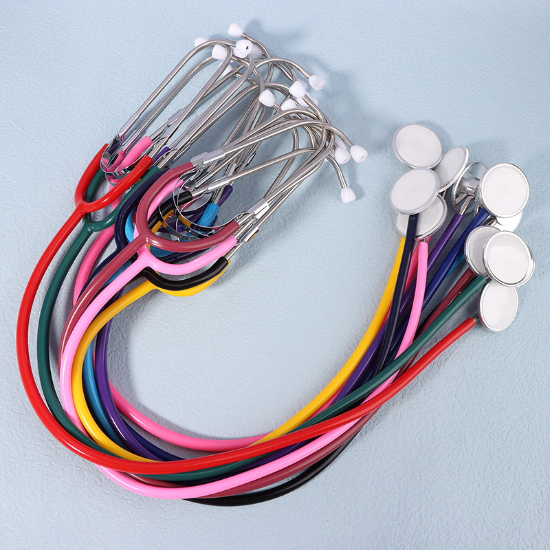 Portable Double Head Stethoscope Professional Cardiology Doctor Medical Equipment Student Vet Nurse Device