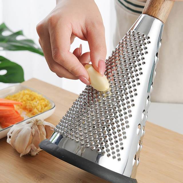 Stainless Steel Handheld Cheese Grater Rustproof Garlic Butter Grater  Slicer Multi-Purpose Kitchen Food Graters Kitchen Tools - AliExpress