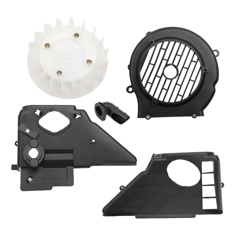 Luftkühlungs-Abdeckungsset mit Lüfterabdeckung für GY6 150cc ATV Go Kart Scooter Motor – Detail 13