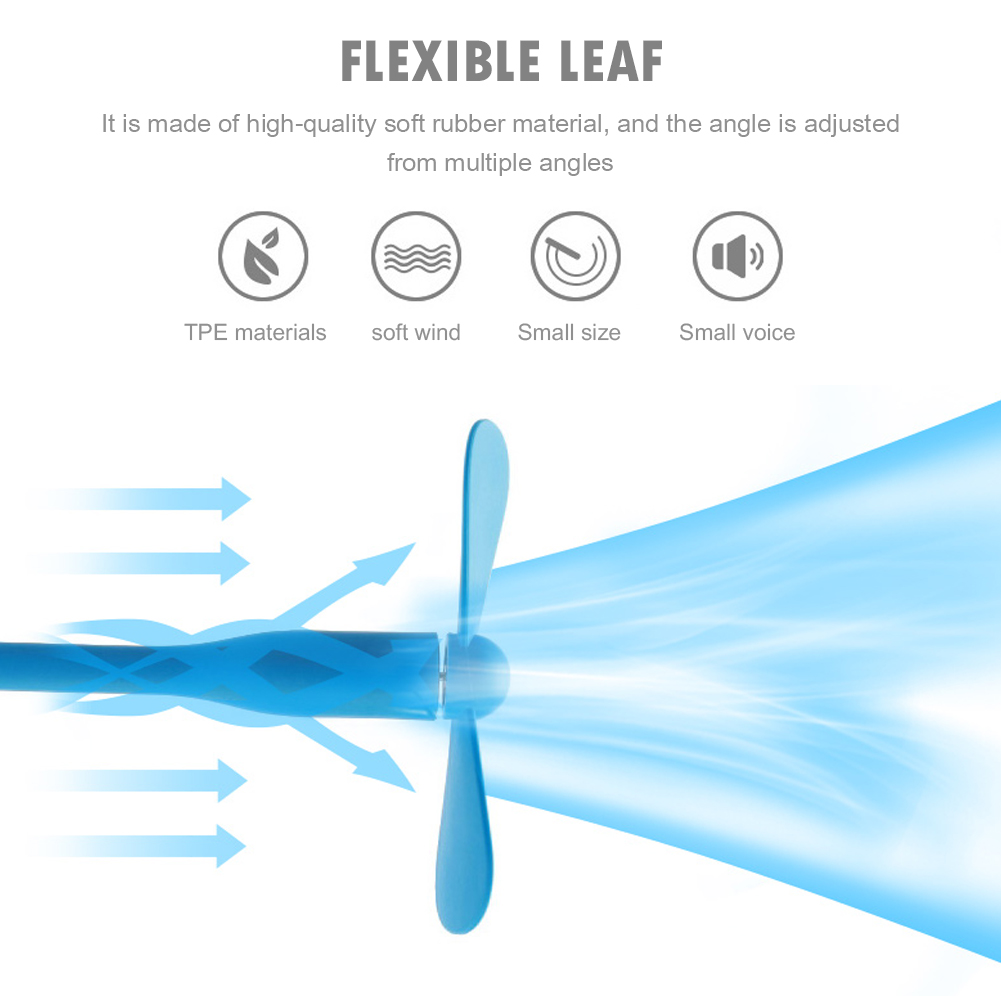 Title 29, USB Kleiner Ventilator Flexibler biegsamer Vent...