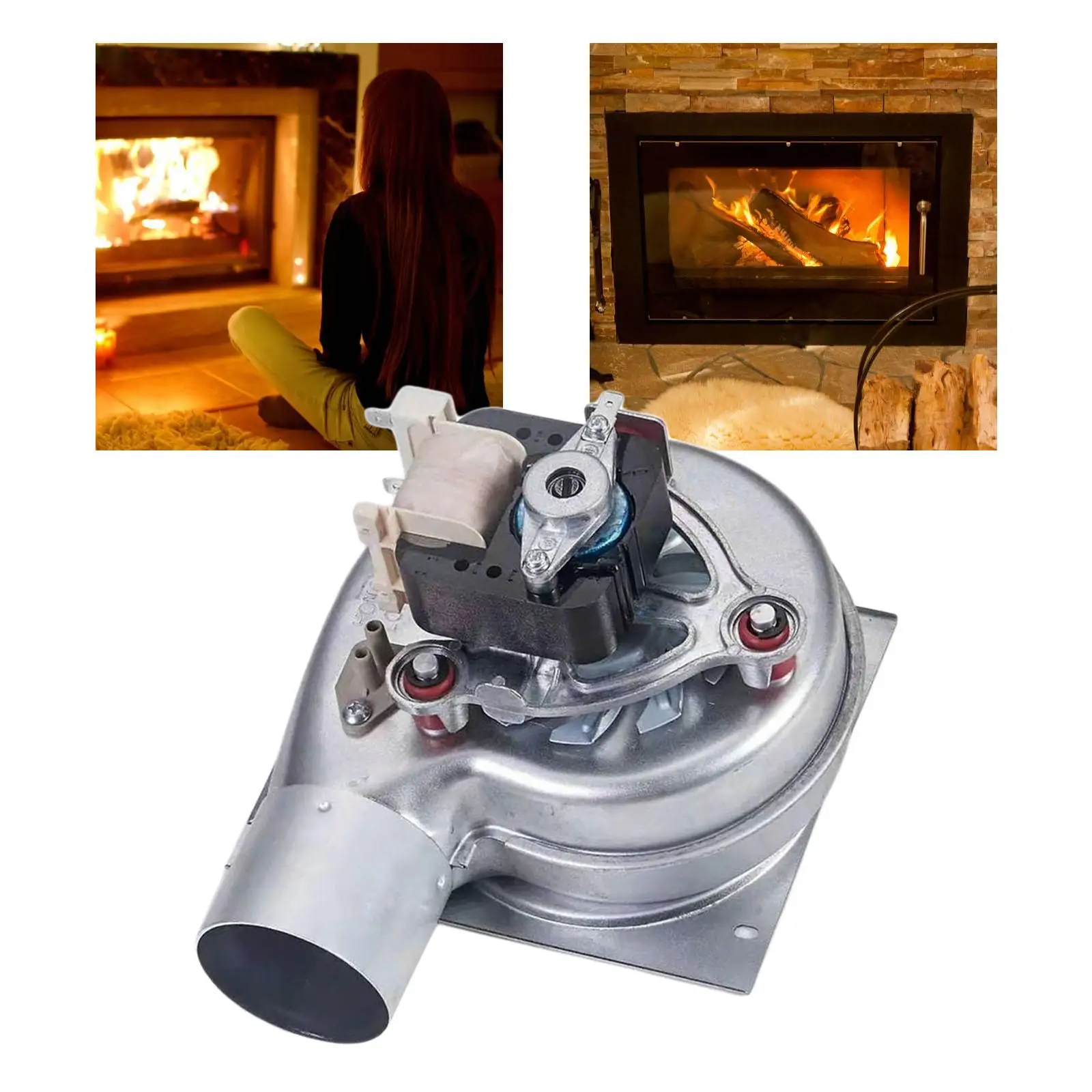Fireplace Blower Fan Motor Brushless 2000RPM for Barbecue Picnic