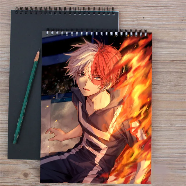 School Notebook Anime, Anime Sketchbook Hero Academy