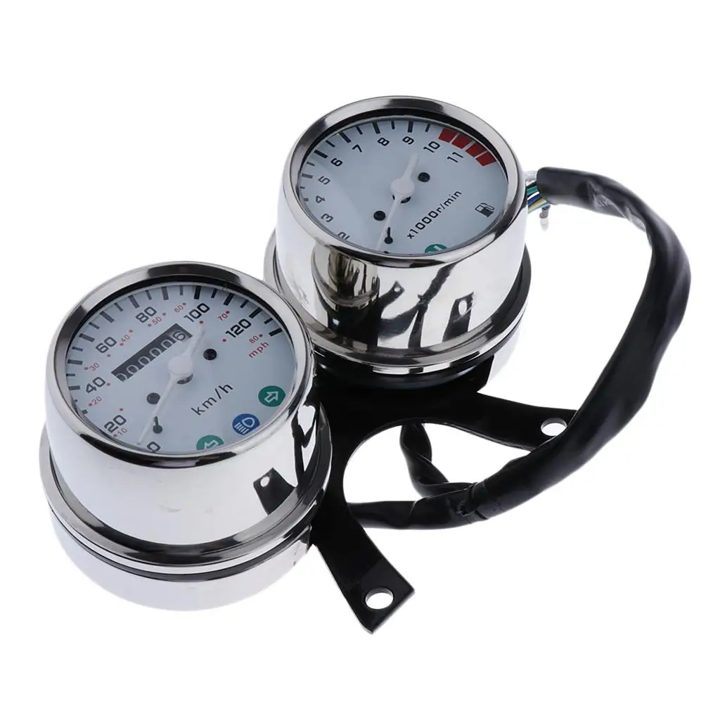 12V Motorcycle Gauge meter Gauge for Cafe Racer