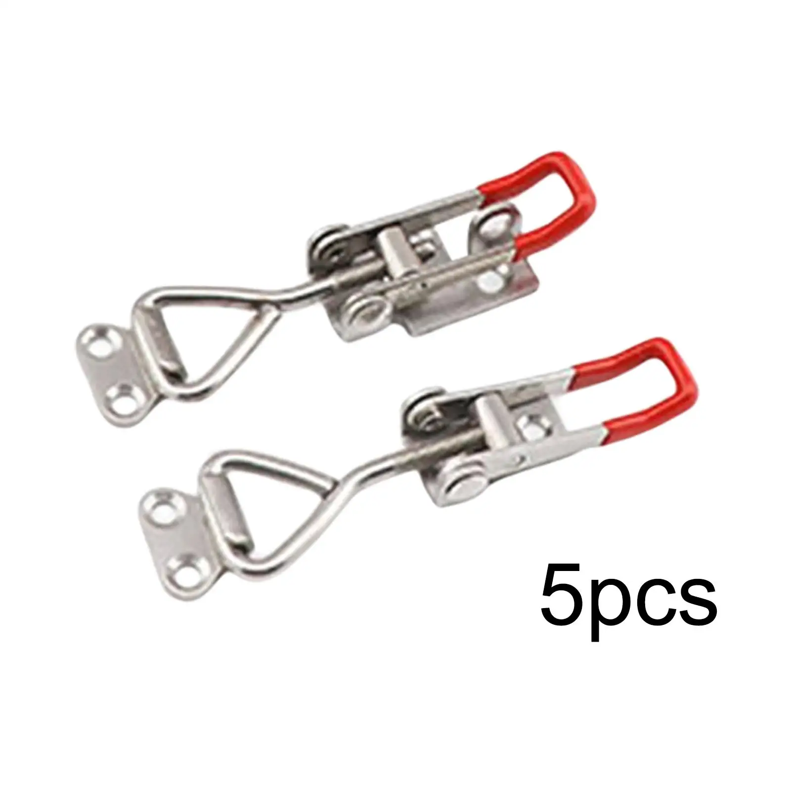 5Pcs Push Pull Toggle Clamp Stainless Steel Hand Tool Lightweight Easy to Use Non Slip Portable Sturdy for Furniture Hardware