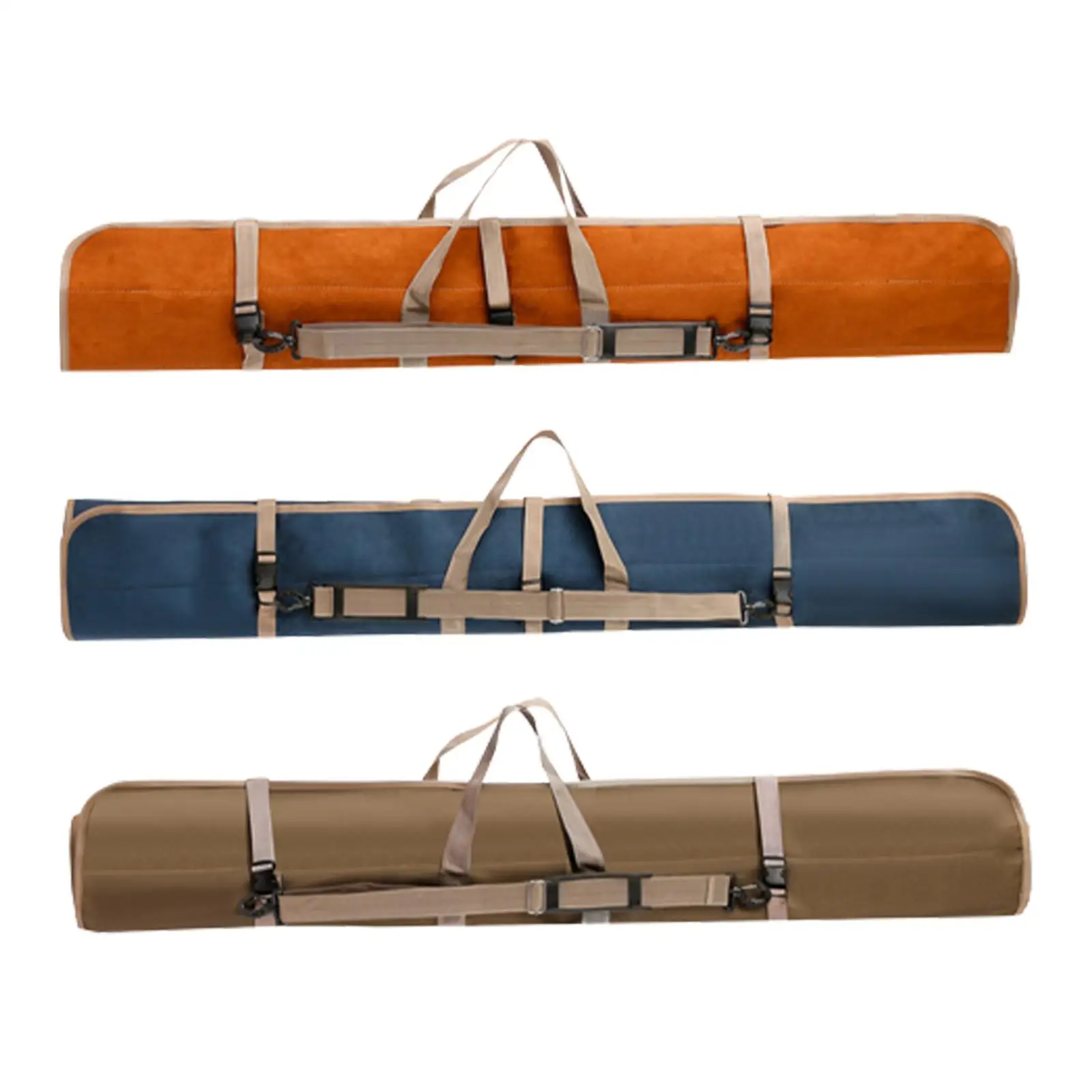 Fishing Rods Bag Fishing Rod Organizer Carrier Bag Roll Up Carrying Case