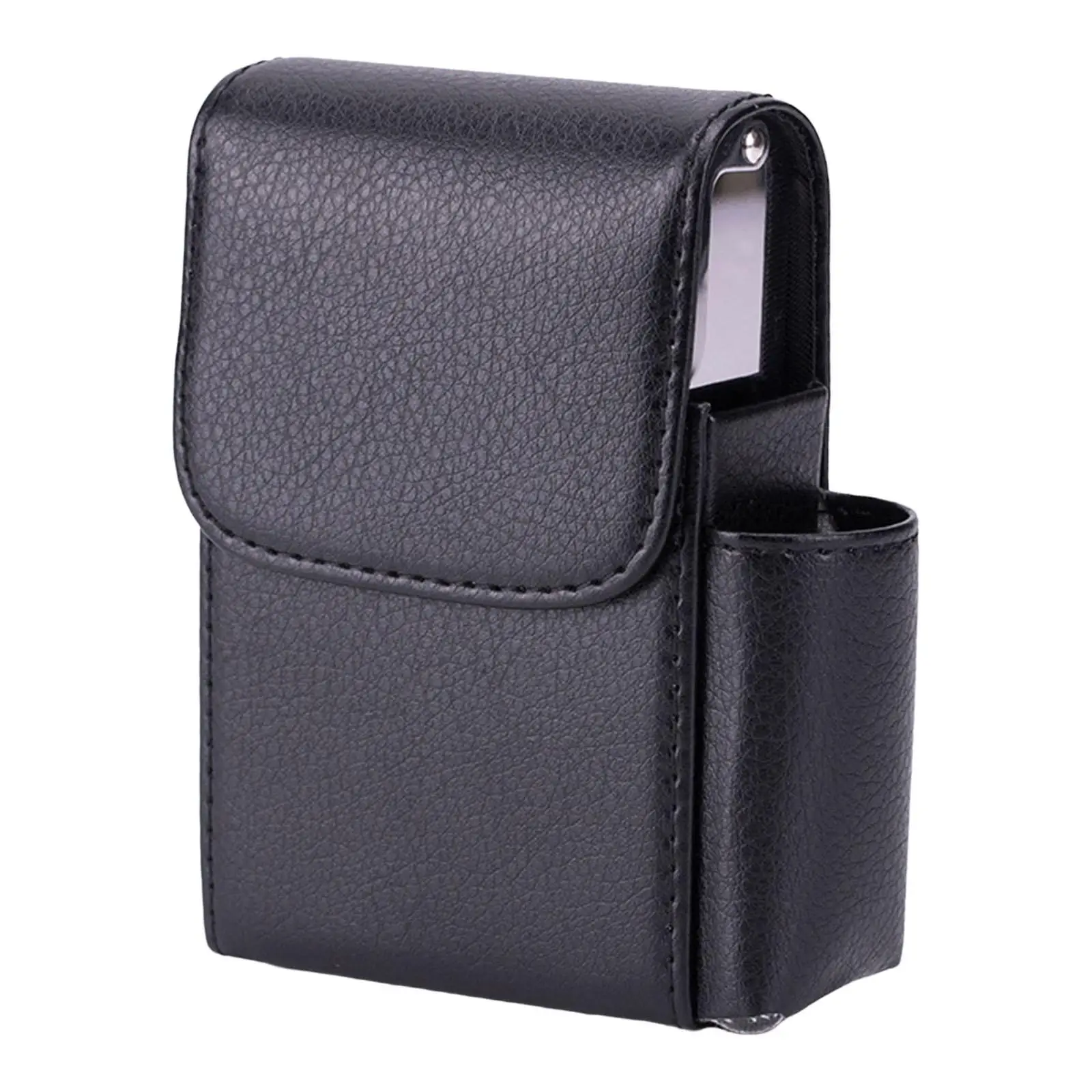 PU Leather Cigarette Lighter Holder Hard Case Lighter Holder Pocket Tobacco