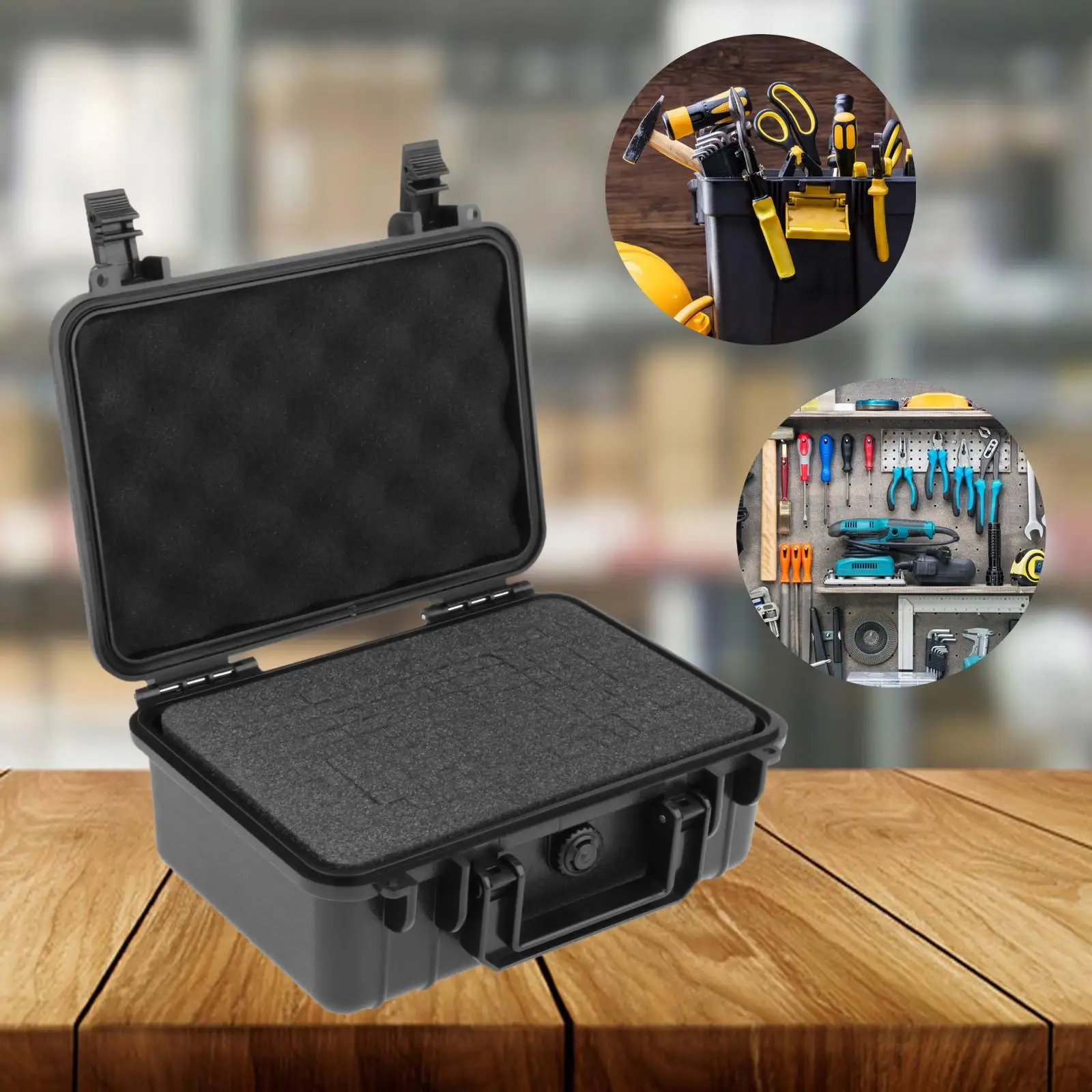 Portable Tool Storage Box Carrying Case Tool Box Suitcase Tool Organizer Shockproof for Repair Tool Hand Tools Screwdriver