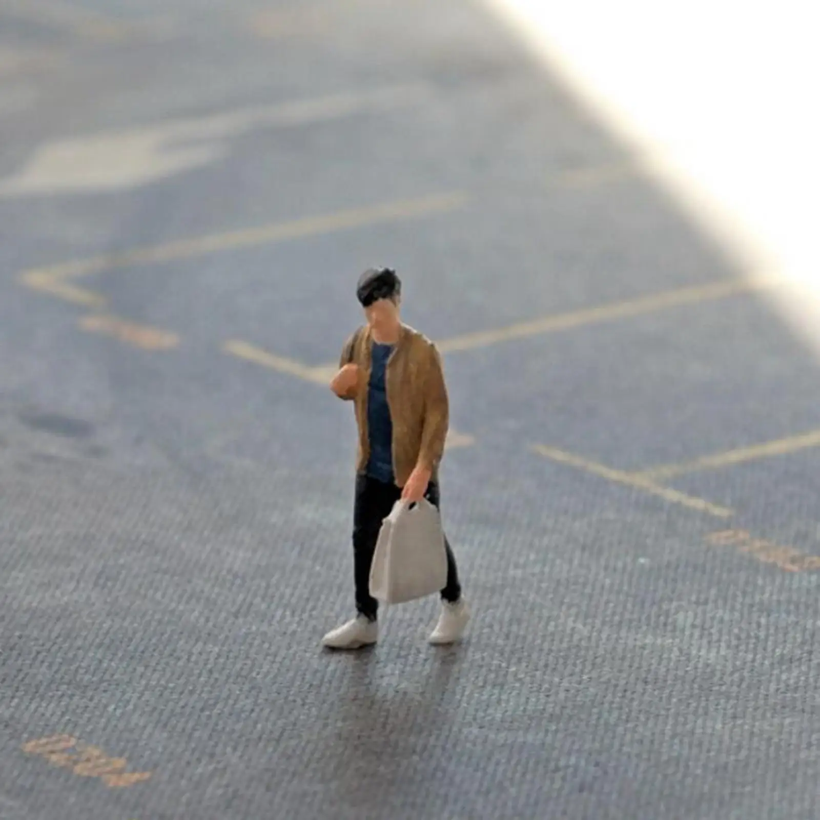 Simulation Diorama Street Character Figure Collectibles Desk Decoration Tiny People Model with for Diorama Miniature Scene Decor