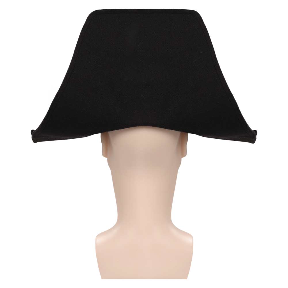 Napoleon Hüte Cosplay Admiral Bicorn Hut Französisch Kapitän Kappe Halloween Karneval Kostüm Zubehör Prop Geschenke Für Erwachsene Männer – Detail 3