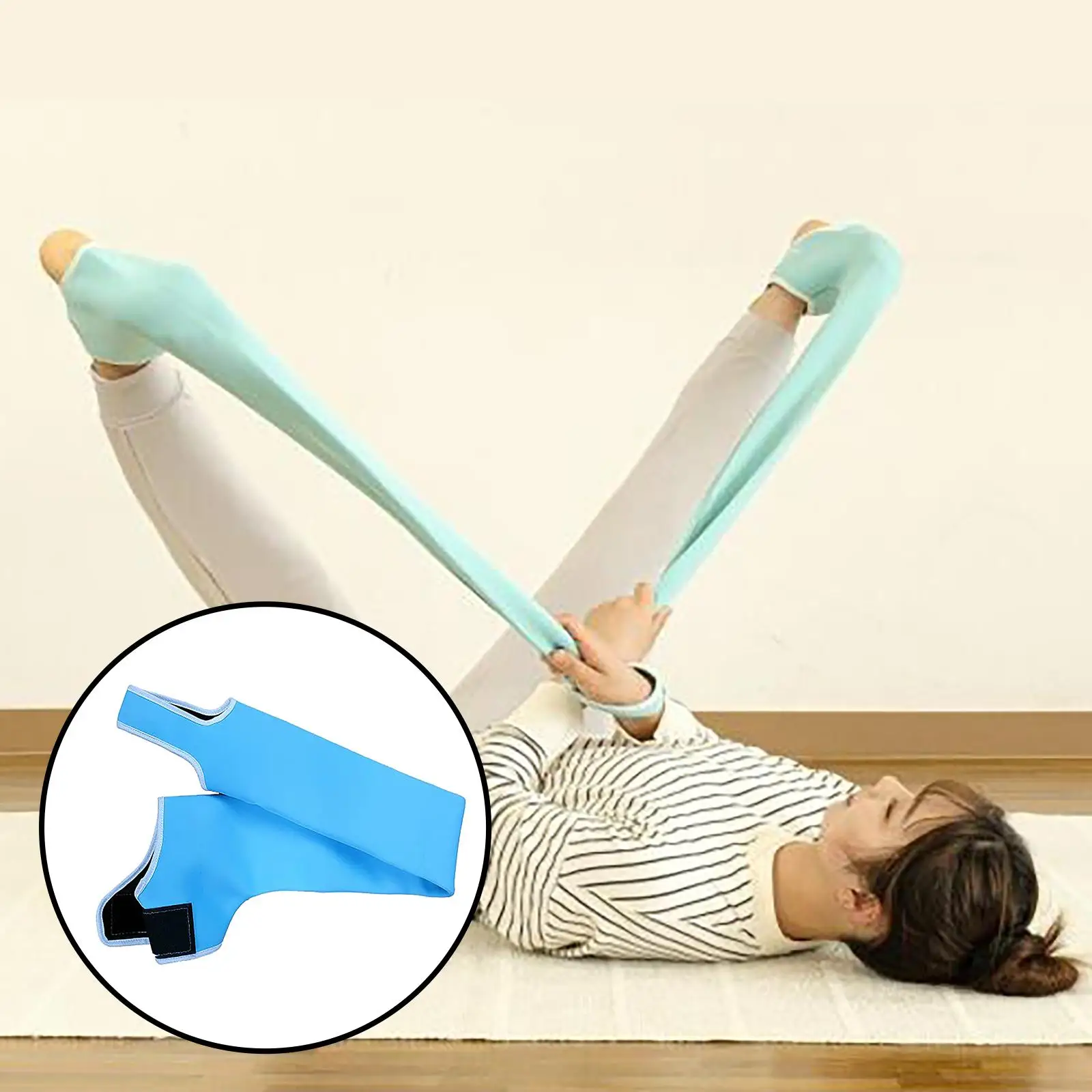  Stretching Strap Elastic Leg Foot Ligament Stretcher Balance  Belt for Hamstring 