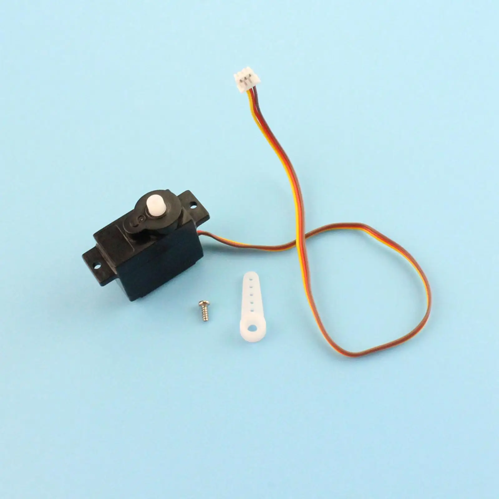 Waterproof RC Digital Servo with Steering Gear Arm and Screw for WL917-15 Boat RC Ship Accessories Parts