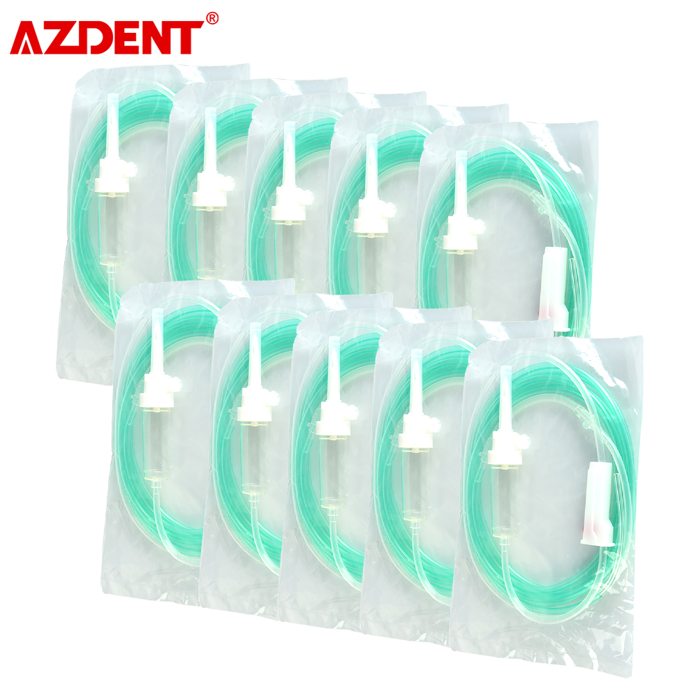 Best of AZDENT 10pcs Oral Irrigation Disposable Tube Kit For Cooling Dental Implant Surgery A / C Type Hose Set Machinery Reviews & Tips