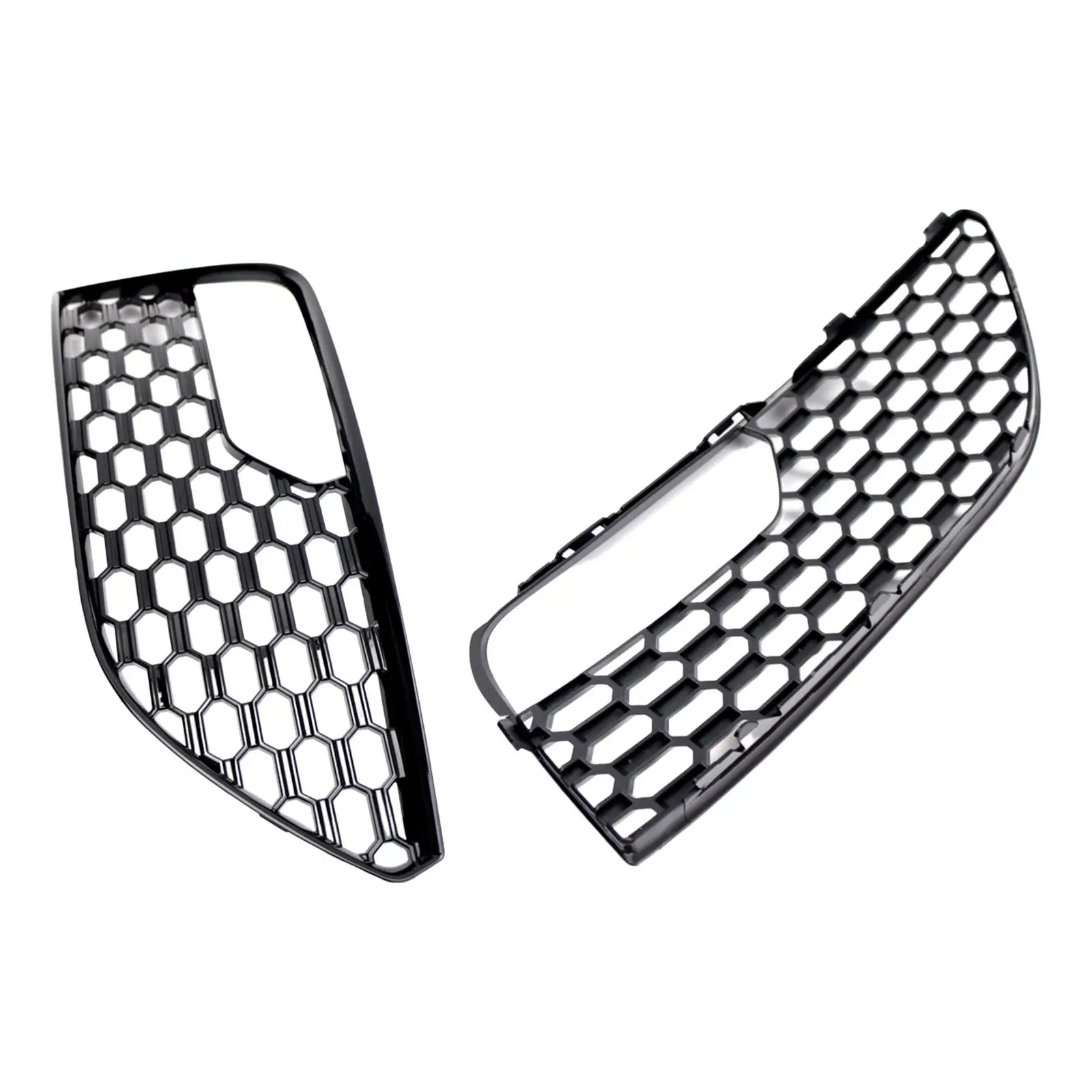 2 Pieces Fog Light Grille Covers 8V3807681 8V3807682 Wear Resistant Replaces Fog Lamp Cover Insert for Audi A3 S3 2012-2016