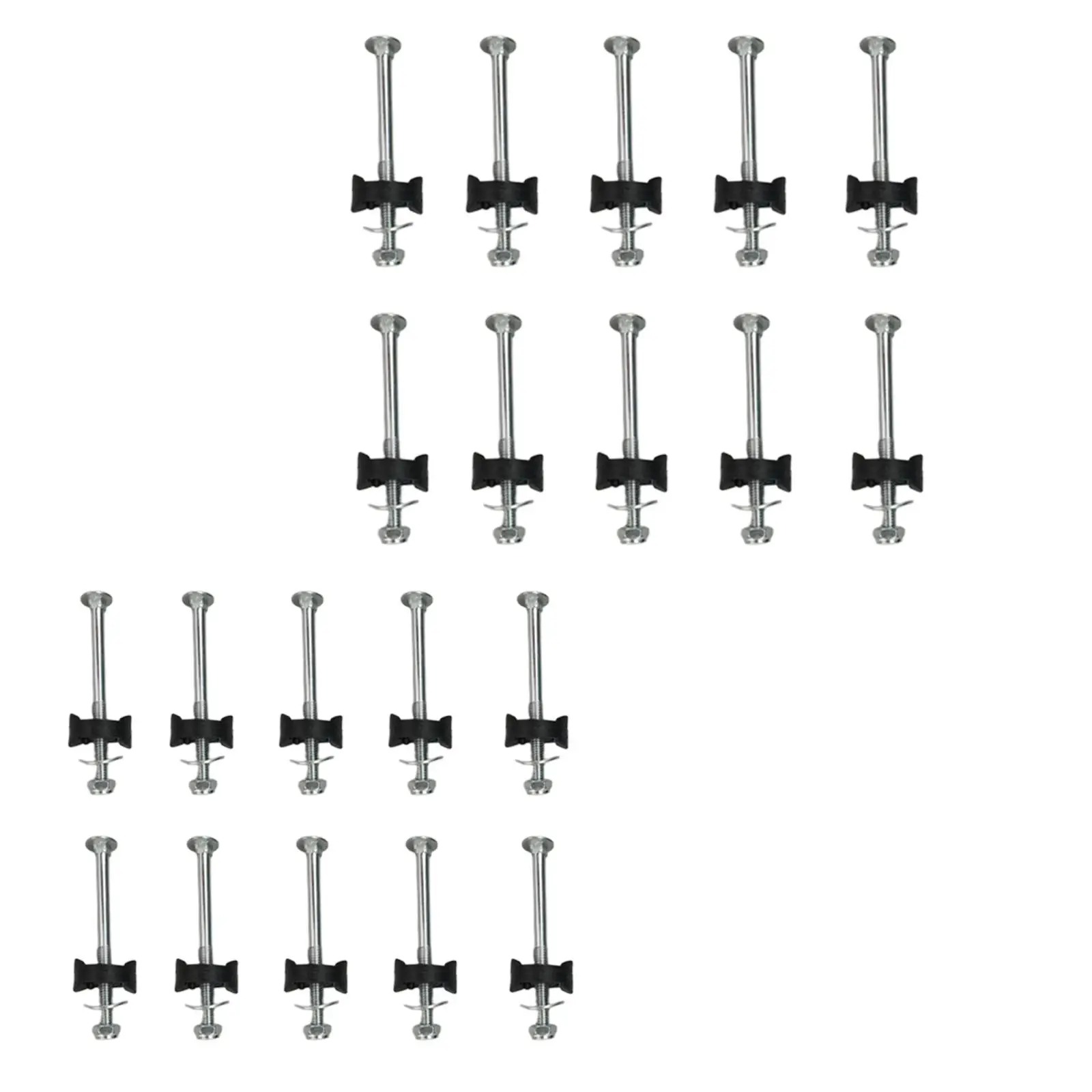 10x Fixing Trampoline Screws Anti Loose for Strengthen Trampoline Stability