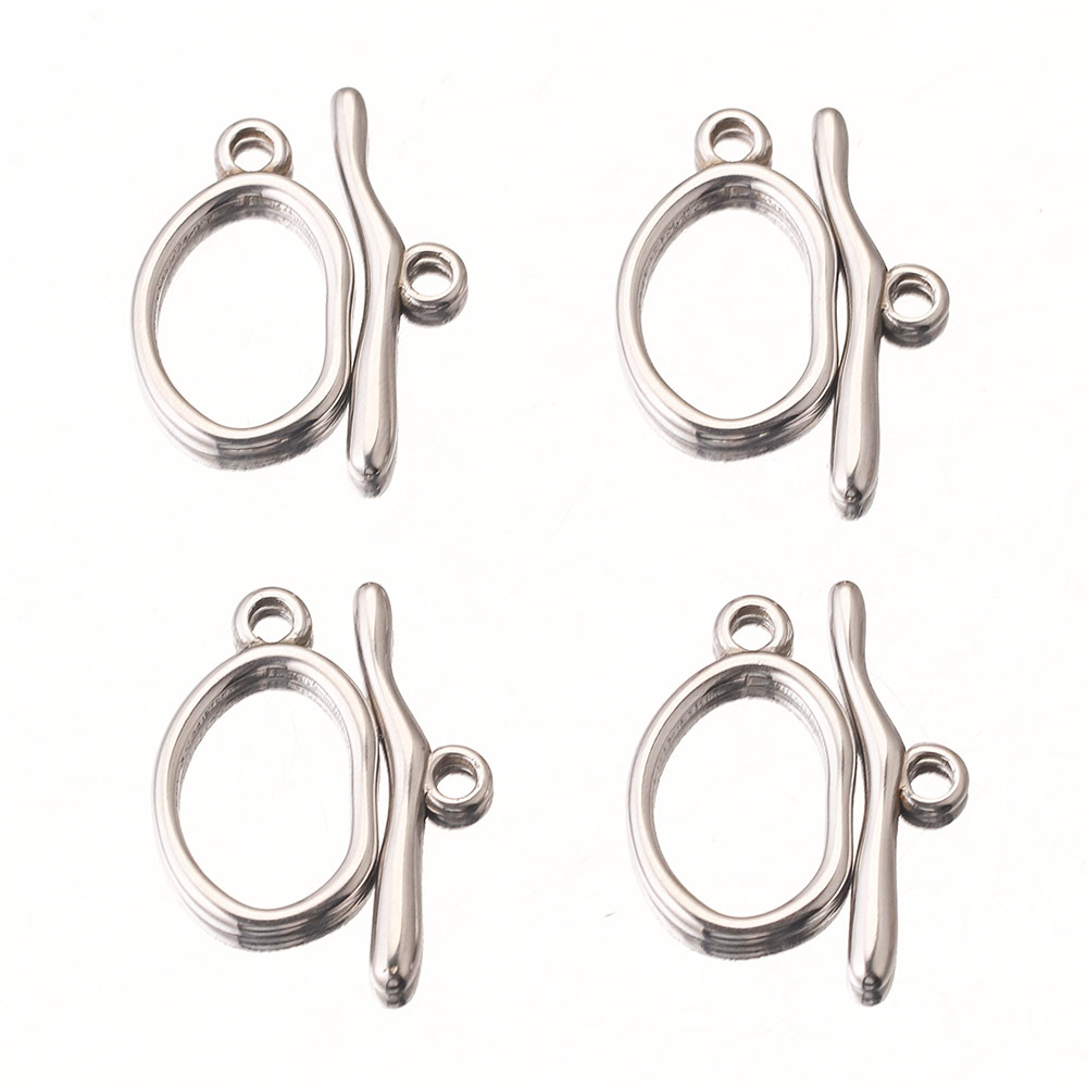 4sets Gold-Platte Edelstahl Gekrümmte OT Verschluss Schmuck Finden Schnalle Stecker für Armband Halskette Schmuck Machen Lieferungen – Detail 5