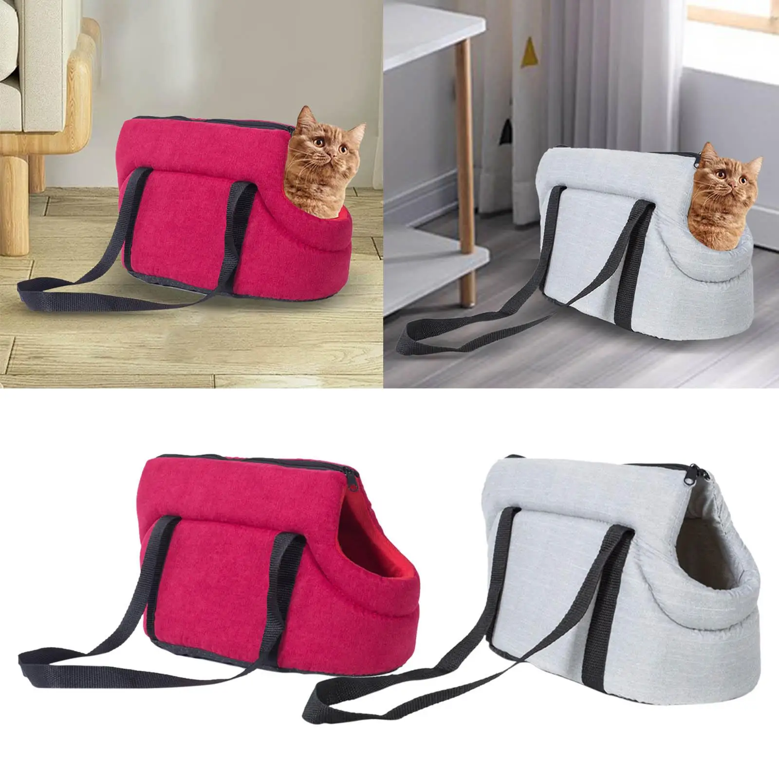 Pet Carrier Travel Transport Bag with Handle Carrying Kennel Dog Car Seat