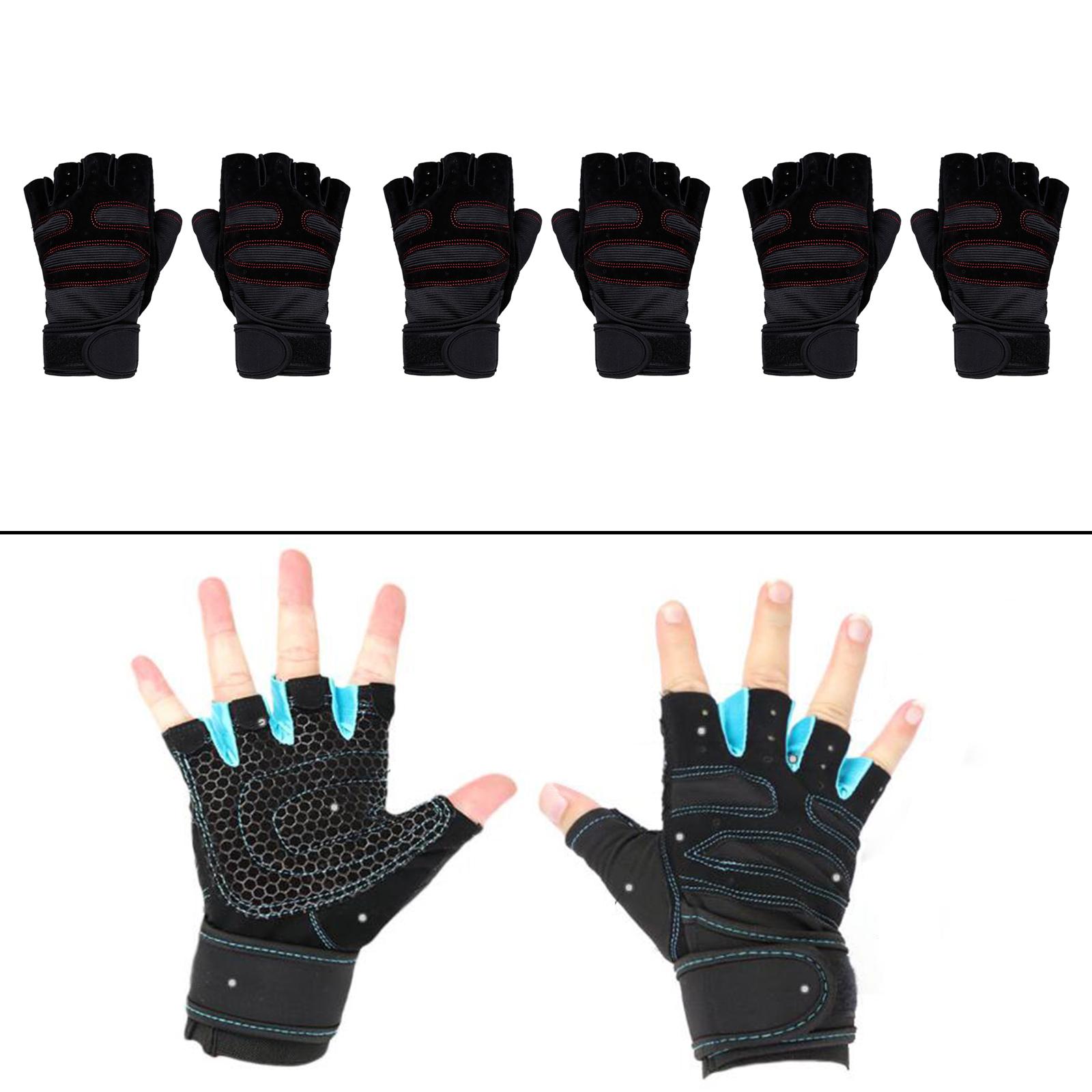 Weight Lifting Gloves for Pull Ups Cycling Workout Wrist Unisex