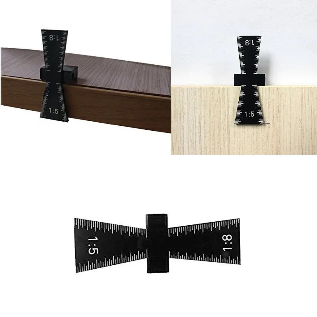 Dovetail Marker Aluminum Dovetail Guide 1:5 & 1:8 For DIY Woodwork