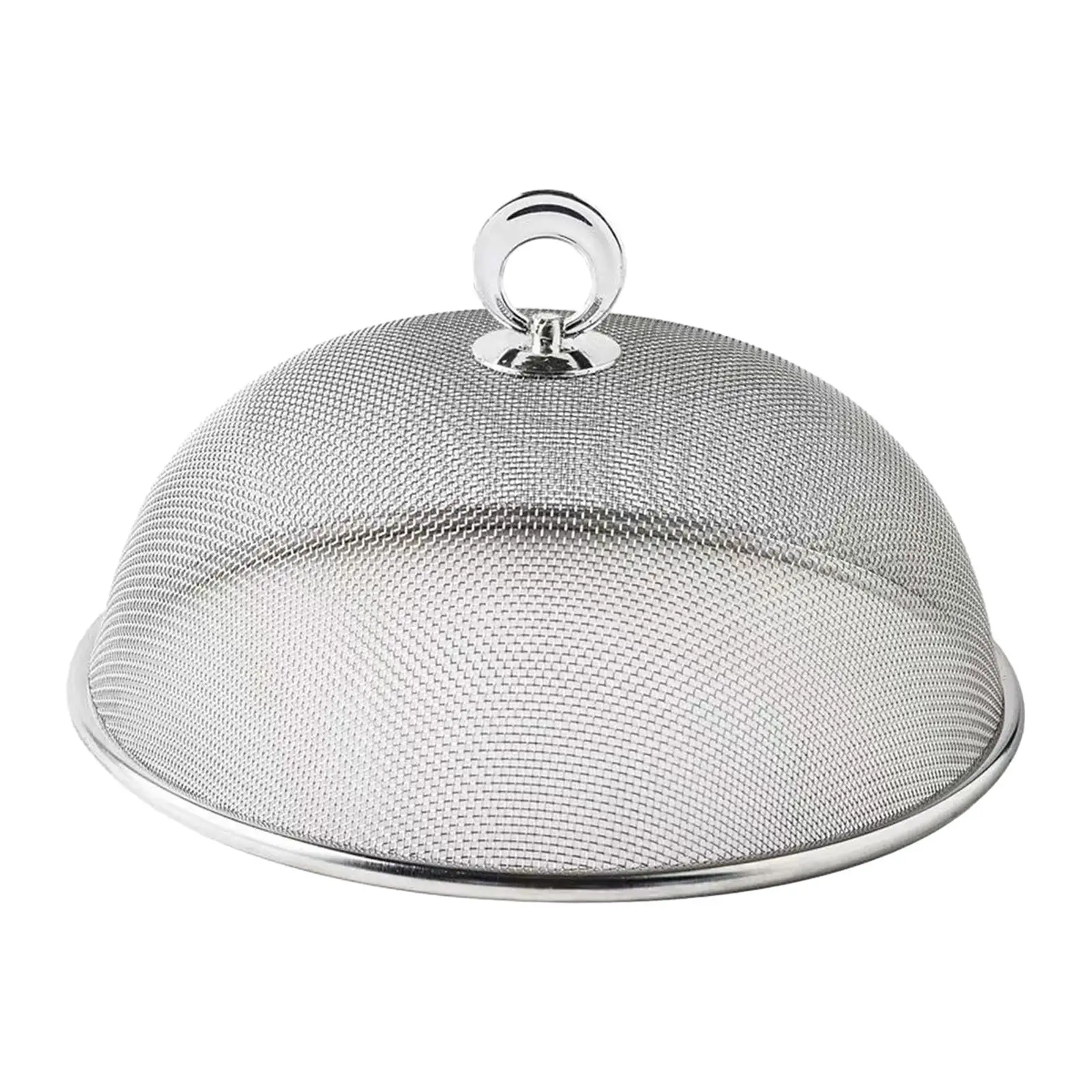 Metal Mesh Plate Serving Cover Food Lid for Outdoor Party Camping
