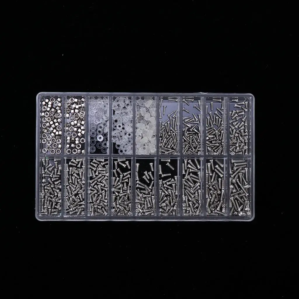 900pcs Tiny Sunglasses Screws Nuts for Eyeglass Glasses Repair Tool Set, Not Only Convenient but Also Cost-effective