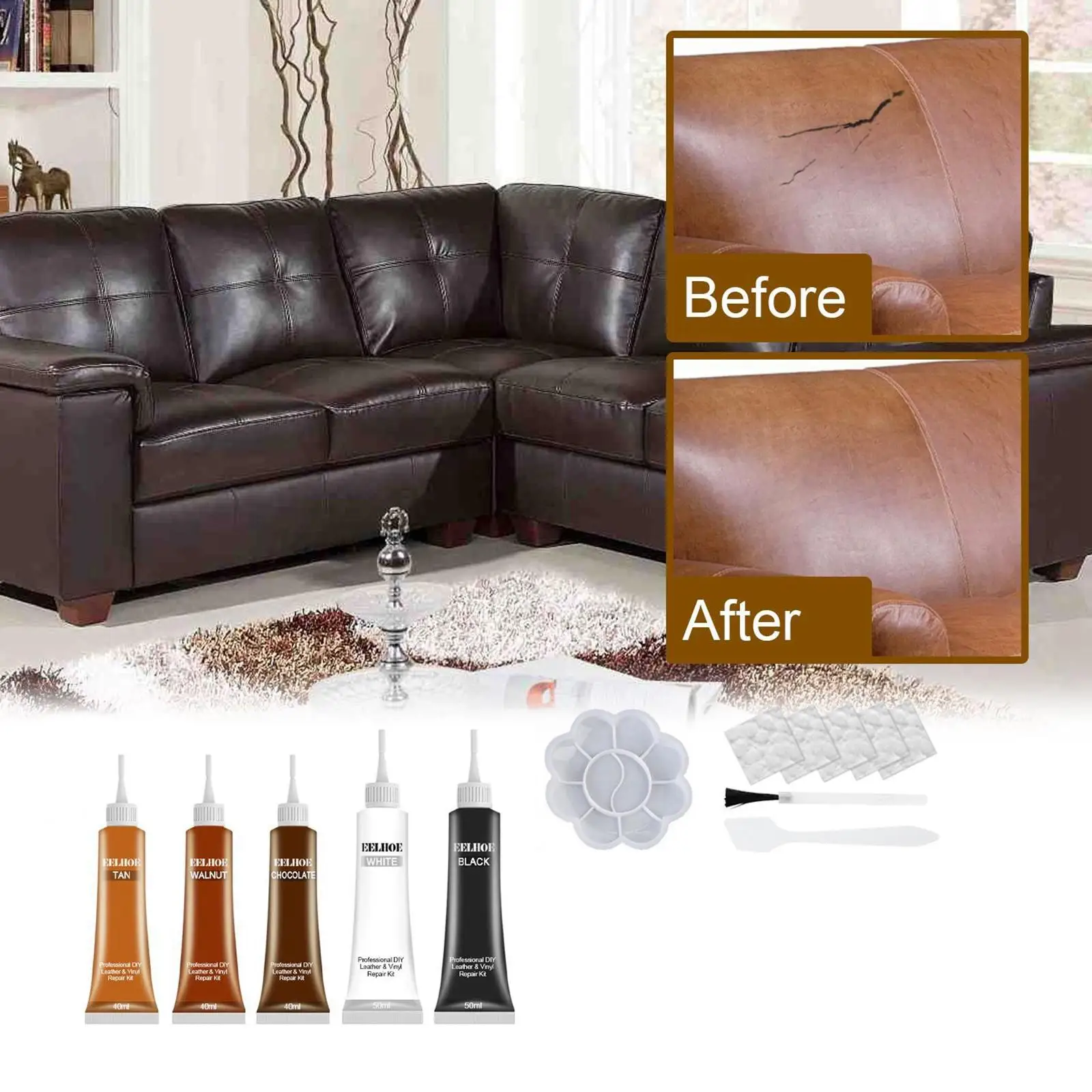 Leather Repairs Accessories for Scratch Cracks Furniture