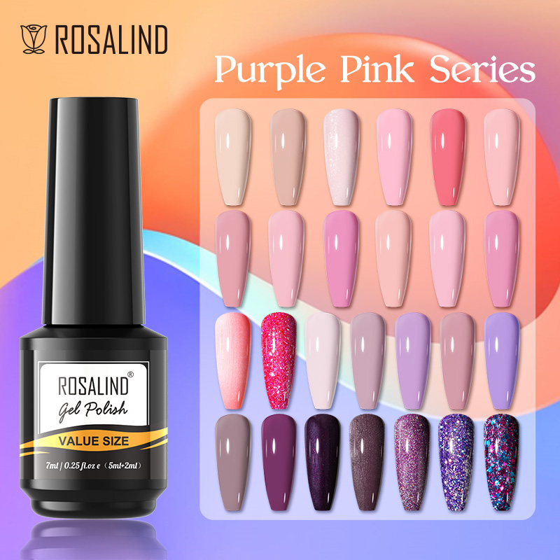 Best of ROSALIND 7ml Gel Nail Polish For Nails Semi Permanent Soak Off Gel UV LED Varnishes Base Top Matt Coat Gel Polish Nail Art Gel Reviews & Tips