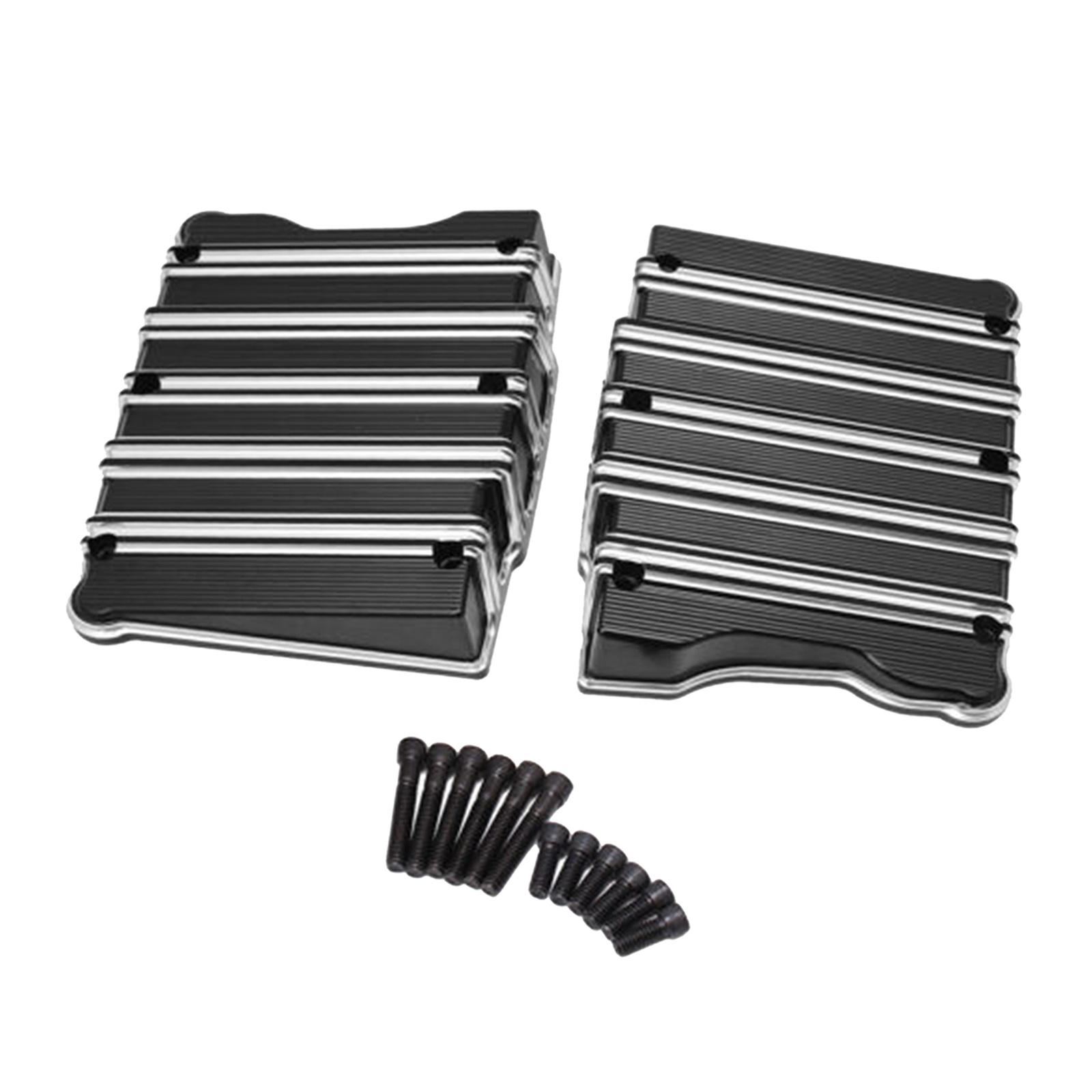 One Pair Motorcycle Rocker Box Covers for Twin Cam 1999-2018, Professional