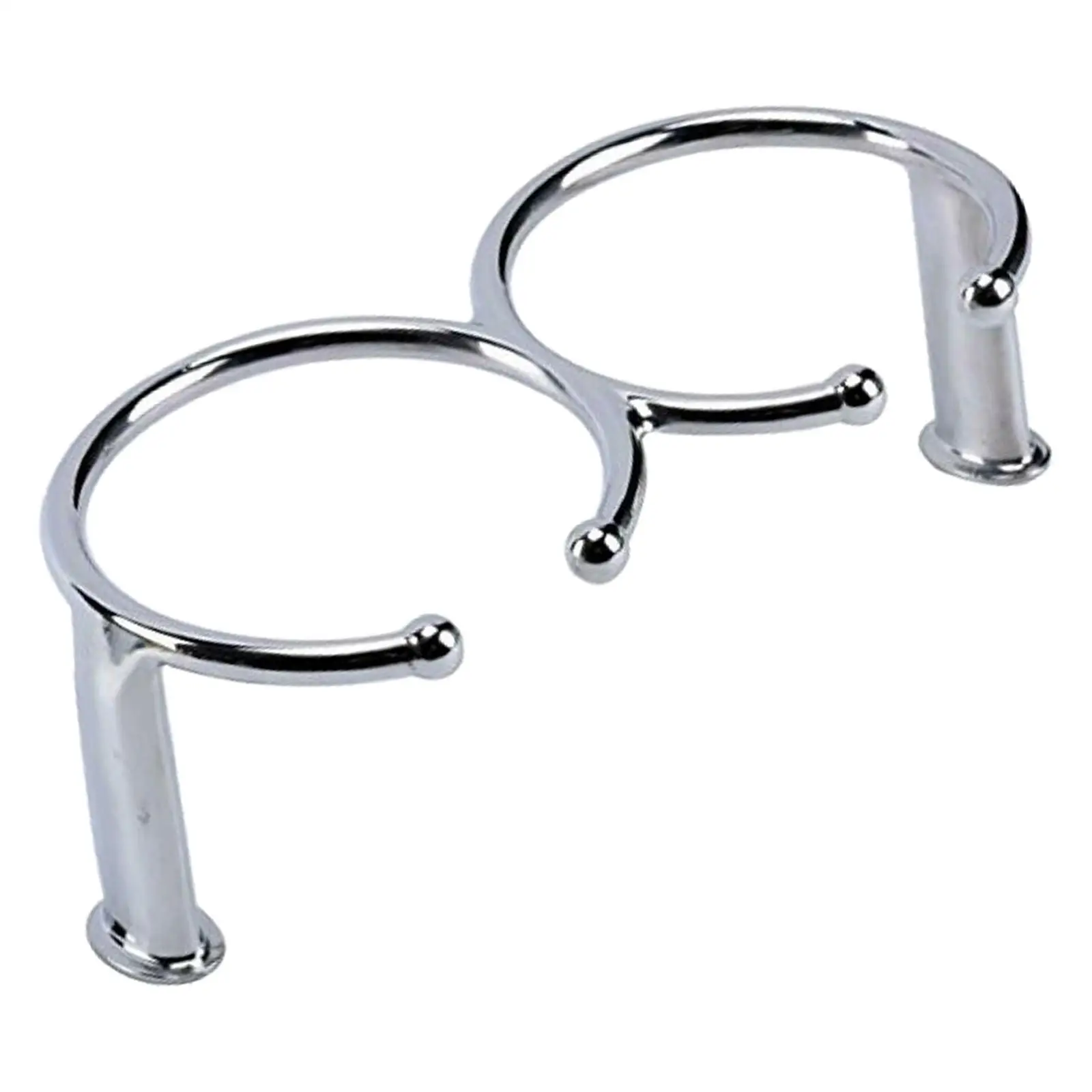 Double Open Ring Cup Holder Drink Holder Double-Ring Design for Game Table Boat