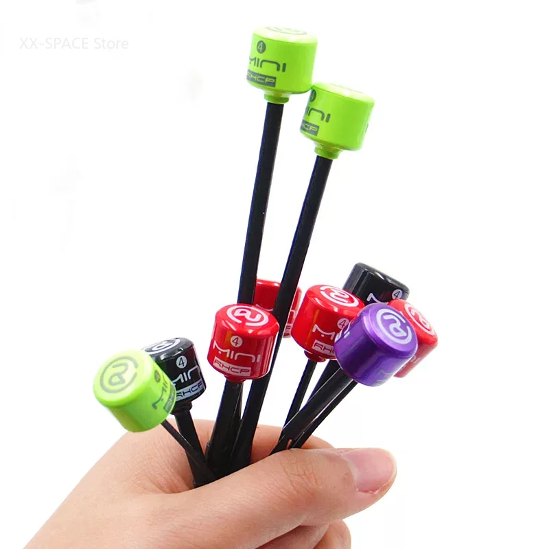 Sd2eb355f6de9469aa21503a0246b5053p Ramdon color Lollipop 4 High Gain RHCP MINI Antenna 5.8G 2.8dBi SMA RP-SMA MMCX UFL For RC FPV Transmitter Receiver Racing Drone
