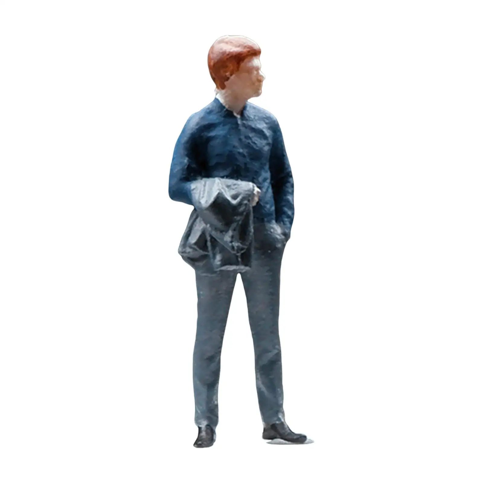 1/64 Men Figure Model S Scale Layout Trains Architectural Micro Landscape Miniature Scenes Diorama Scenery Resin Figurines Decor