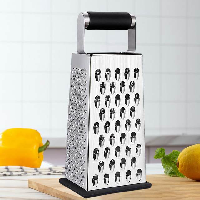 Stainless Steel Cheese Grater Double-sided Nuts Chocolate Lemons GARLIC  Shredder Multiuse Handheld Vegetable Grater Kitchen Tool - AliExpress