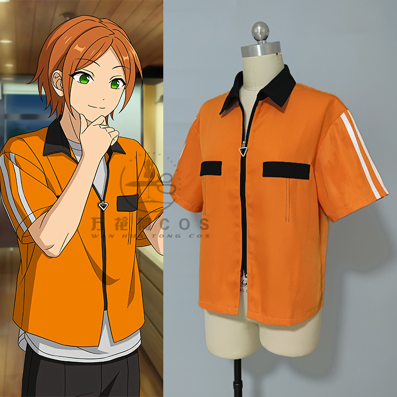 Spiel Ensemble Sterne Aoi Hinata Shino Hajime Cosplay Kostüm Party Anzug Sommer Bluse Casual T-shirt Halloween Uniform Nach Maß – Detail 5