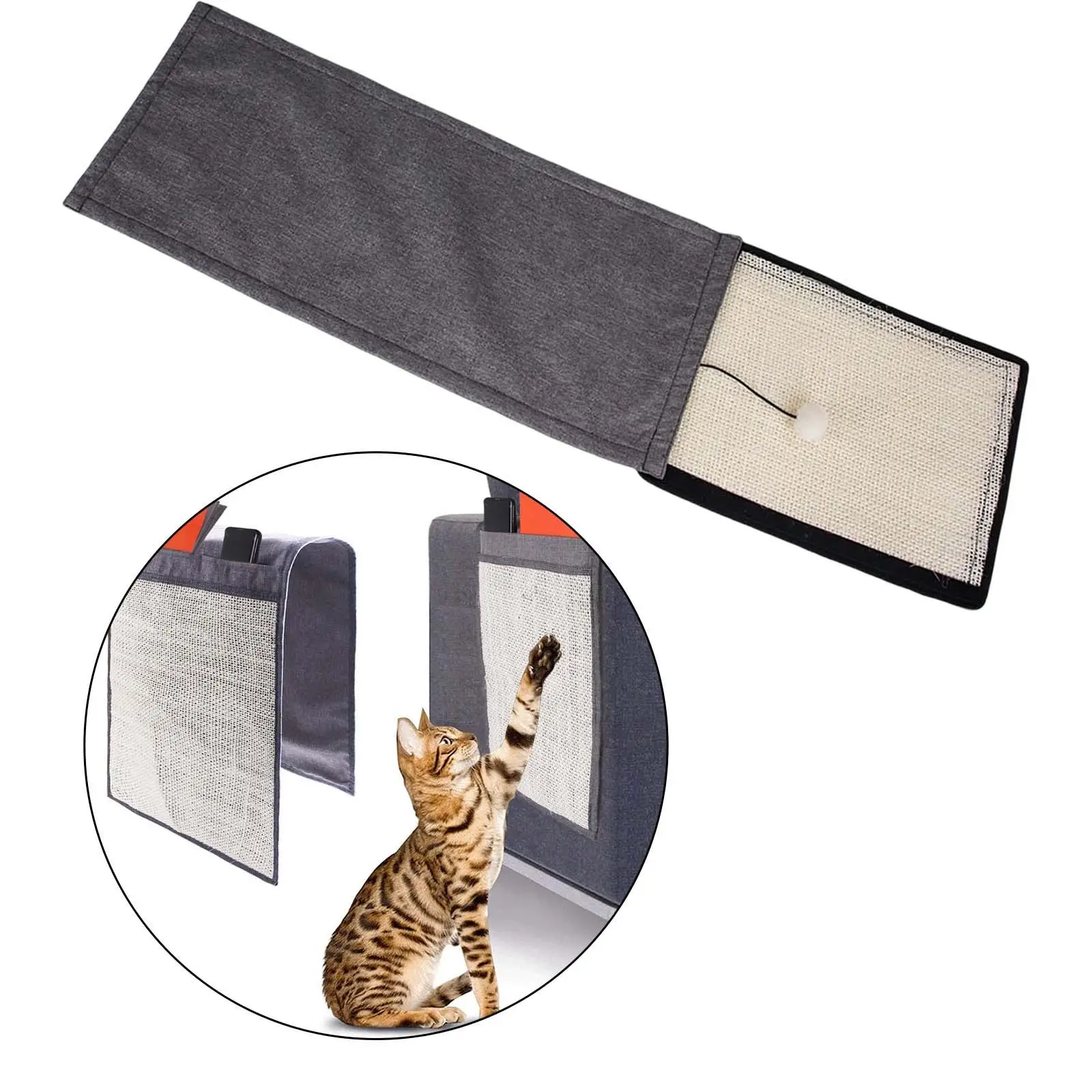 Durable Cat Scratching Mat Sisal Scratch Pad Creative Kitten Toy Interactive Board Safe to Use cat pet scratches post Kitten Bed