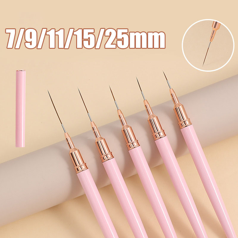 Best of 7 / 9 / 11 / 15 / 25MM Nail Liner Brush Set Handle Nail Art Pen Brush Drawing Lines Stripe Painting Flower Pen Nail Art Manicure Tools Reviews & Tips