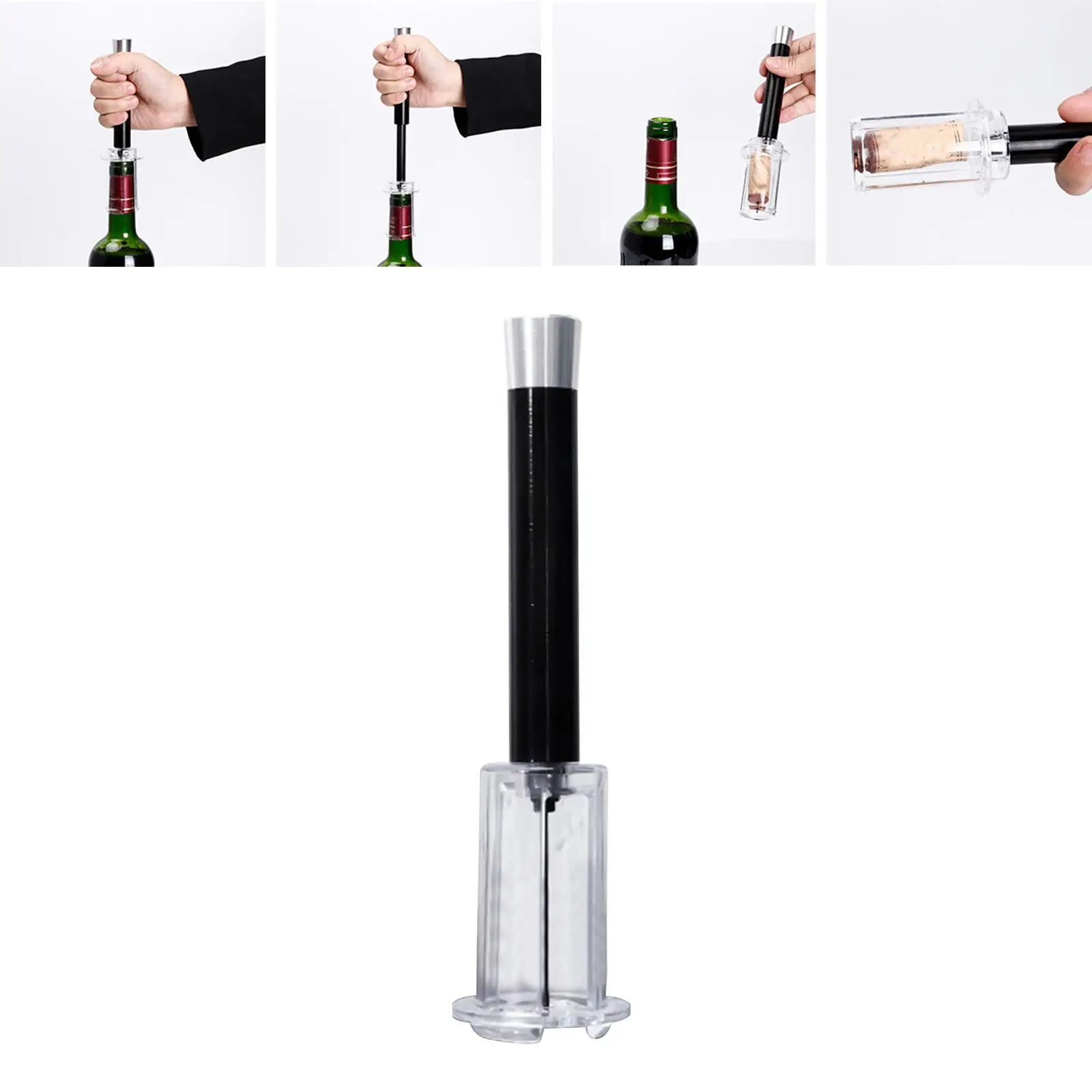 Air Pressure Pump Wine Opener Bar Accessories Vacuum Wine Bottle Corkscrew for Gift Anniversaries Birthdays Festival Graduations