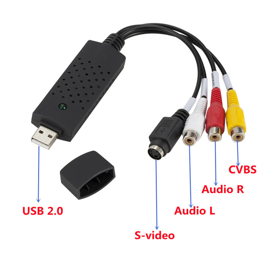 Title 5, USB2.0 Audio Video Capture Card TV Tuner VHS To...