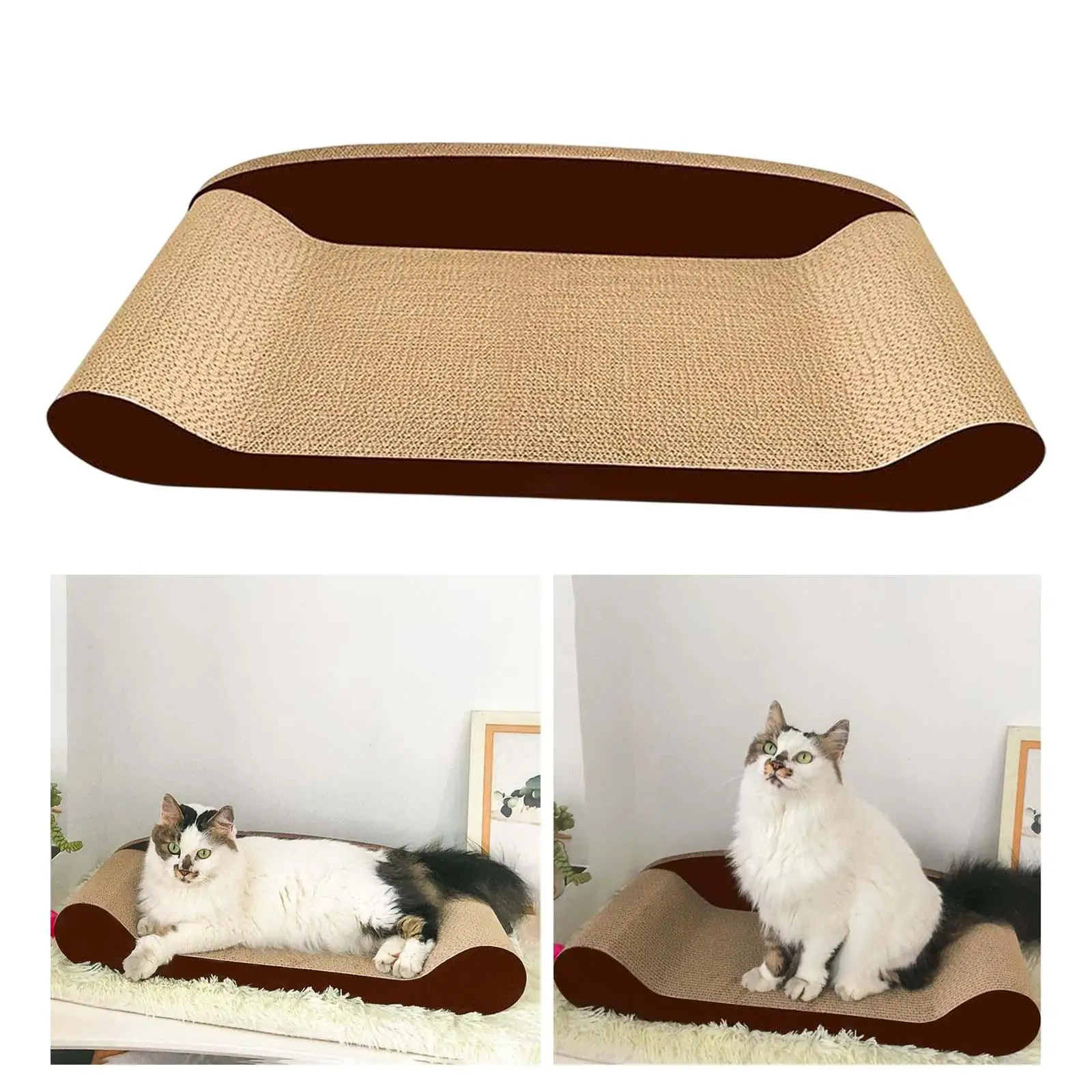 Cat Scratcher Corrugated Scratching Bed Scratch Pad Sofa Scratching Post