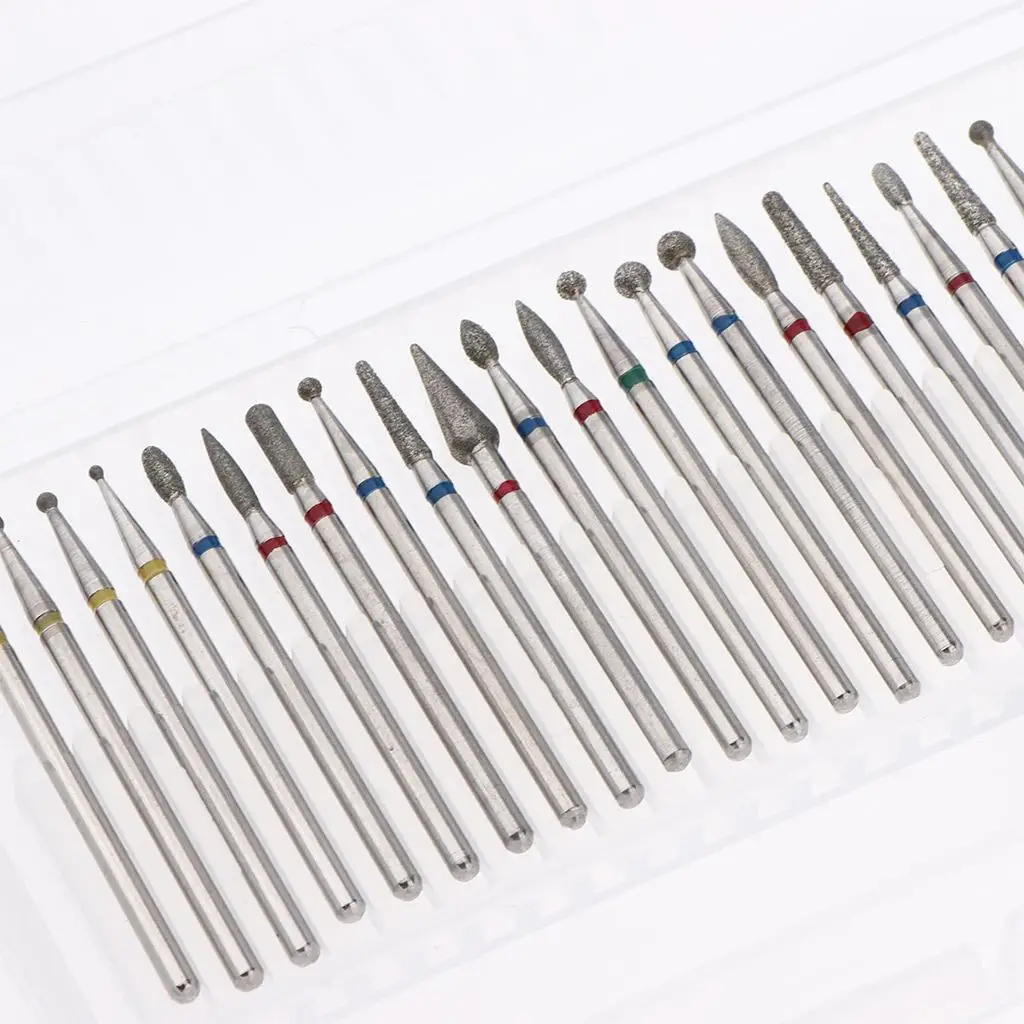 Tungsten Carbide  ,30Pcs,Acrylic Nail File Drill Bit,Great for Nails, Tip,Natural Nails,Acrylic  Nail