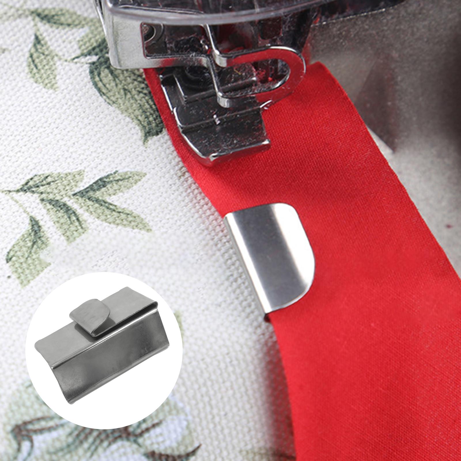 1 Pack Seam Guide Sewing Machine Accessories Fold Binder Hemming Folder Steel Seam Gauge for Industrial Overlock Sewing Machine