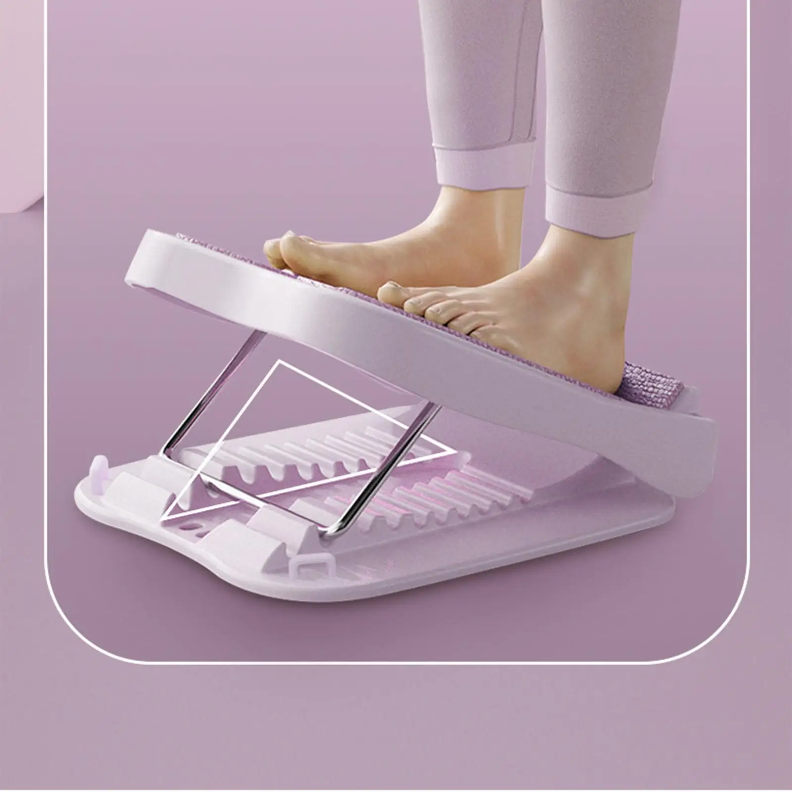 Slant Board Calf Stretcher Anti Slip Design Incline Board ABS Balancing Fitness Pedal for Plantar Fasciitis Leg Calves