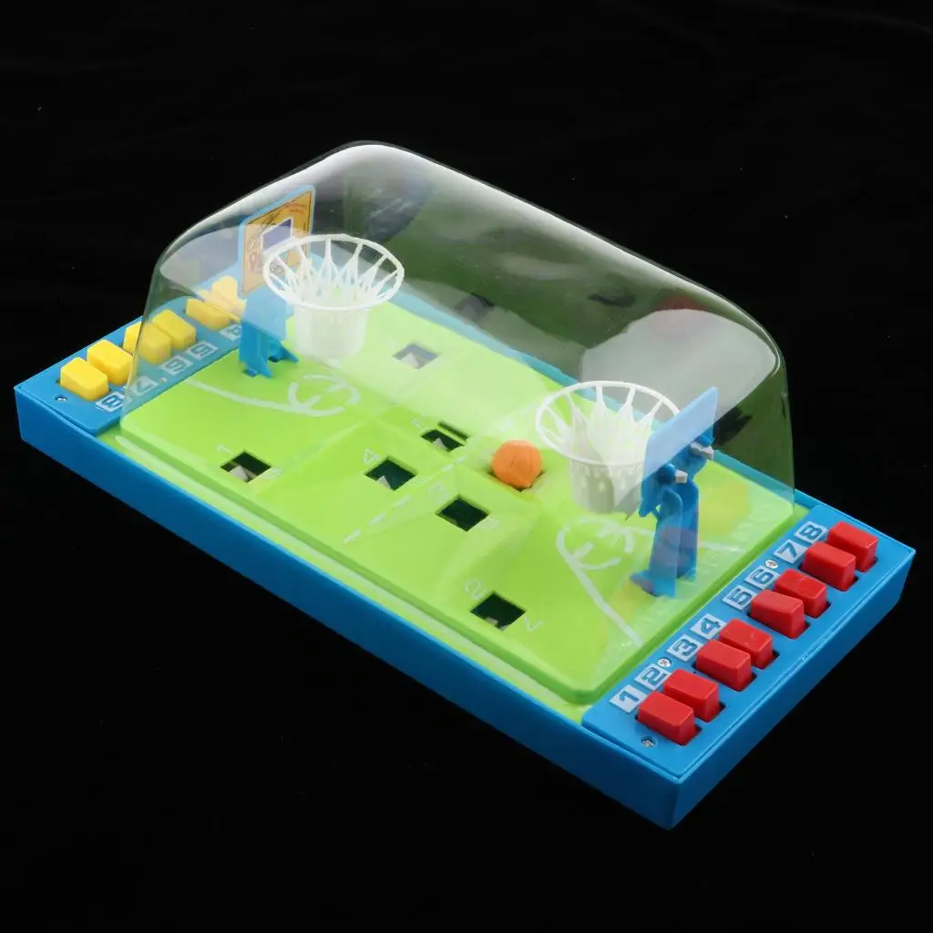 Kids Finger Ejection Basketball Field Toy Set Tabletop Toys