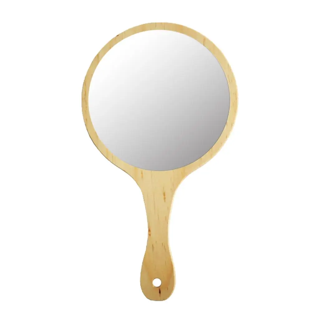  Handheld Mirror, Vintage Portable Hanging Makeup Mirror For Women Girls