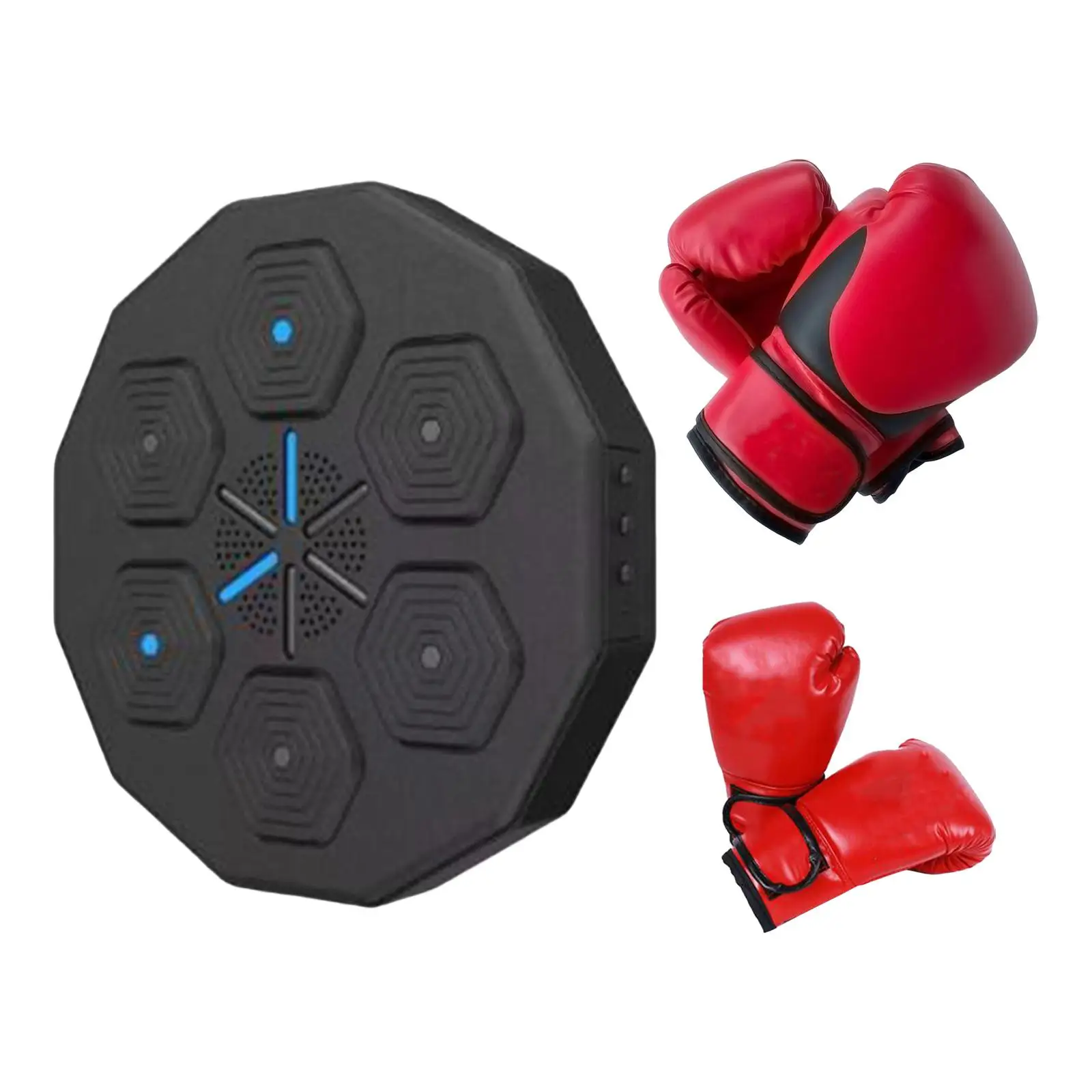 Electronic Music Boxing Wall Target Household Equipment Reaction Target Wall Mounted Rhythm Wall Target for Exercise Indoor Home