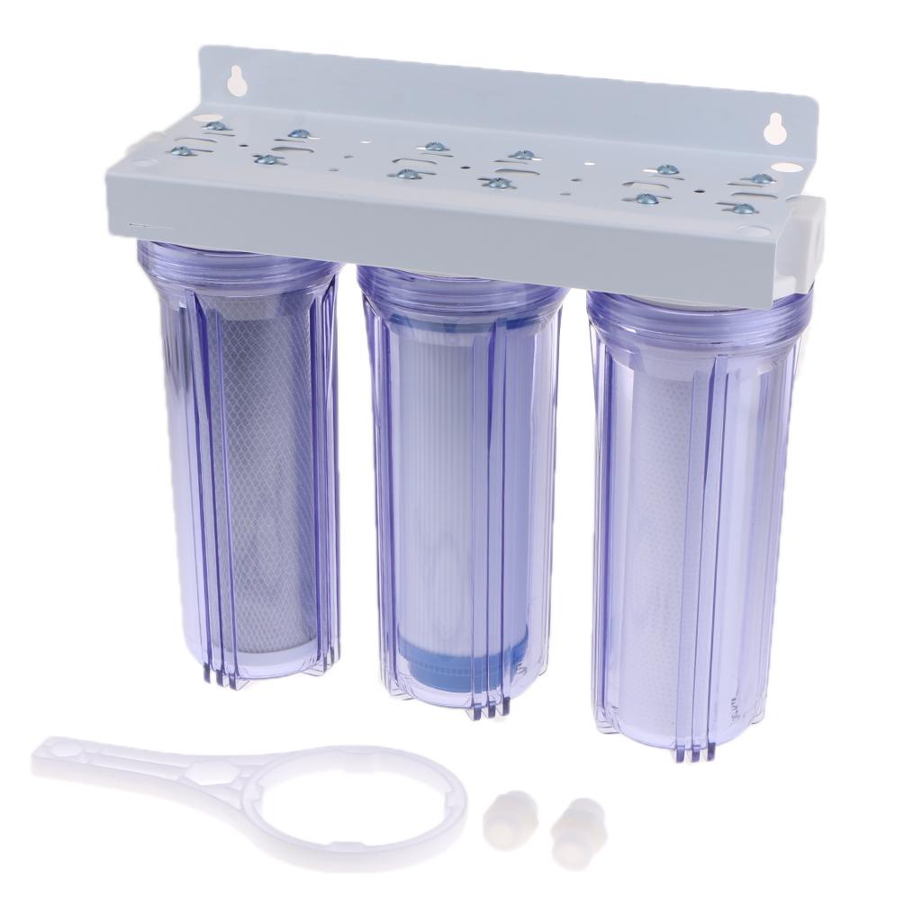 10 inch transparent bottle UDF pre-filter for Water Household Drinking Water Filter Replacement