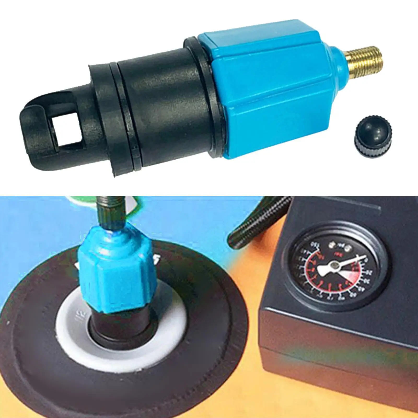 Air Valve Adaptor Wear-Resistant Pumping Nozzle for Kayak Boat Accessory