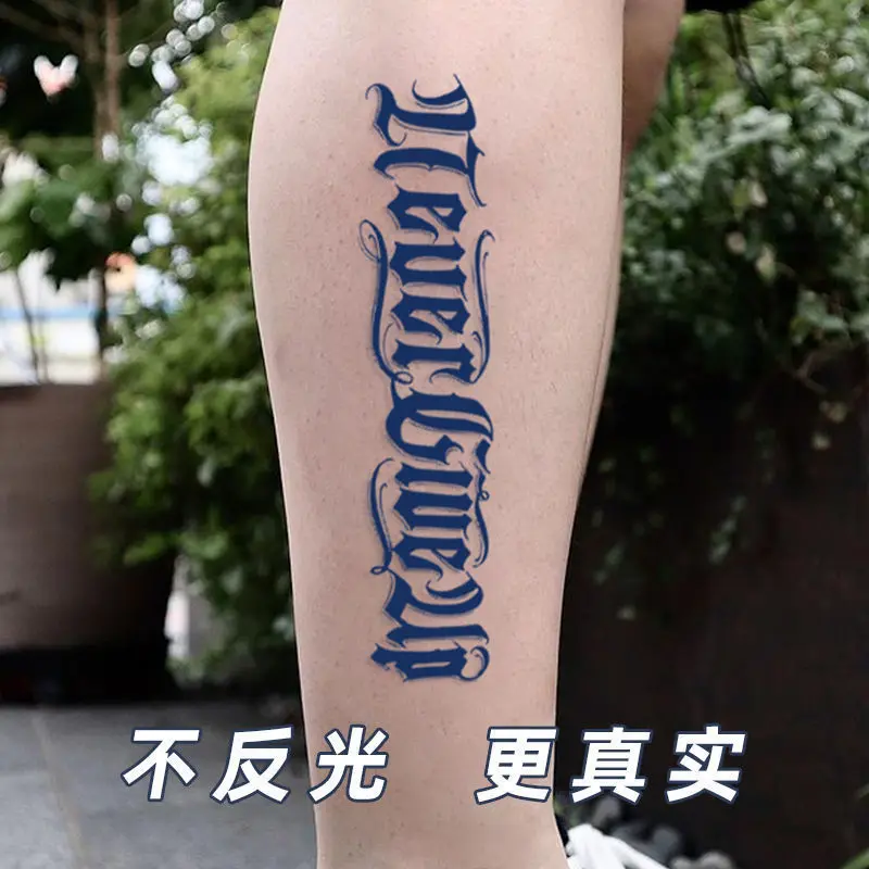 2022 New Never Give Up Arm Graffiti Art Waterproof Juice Tattoo Stickers  for Woman Man Letter Fake Tattoo Body Temporary Tattoo| | - AliExpress