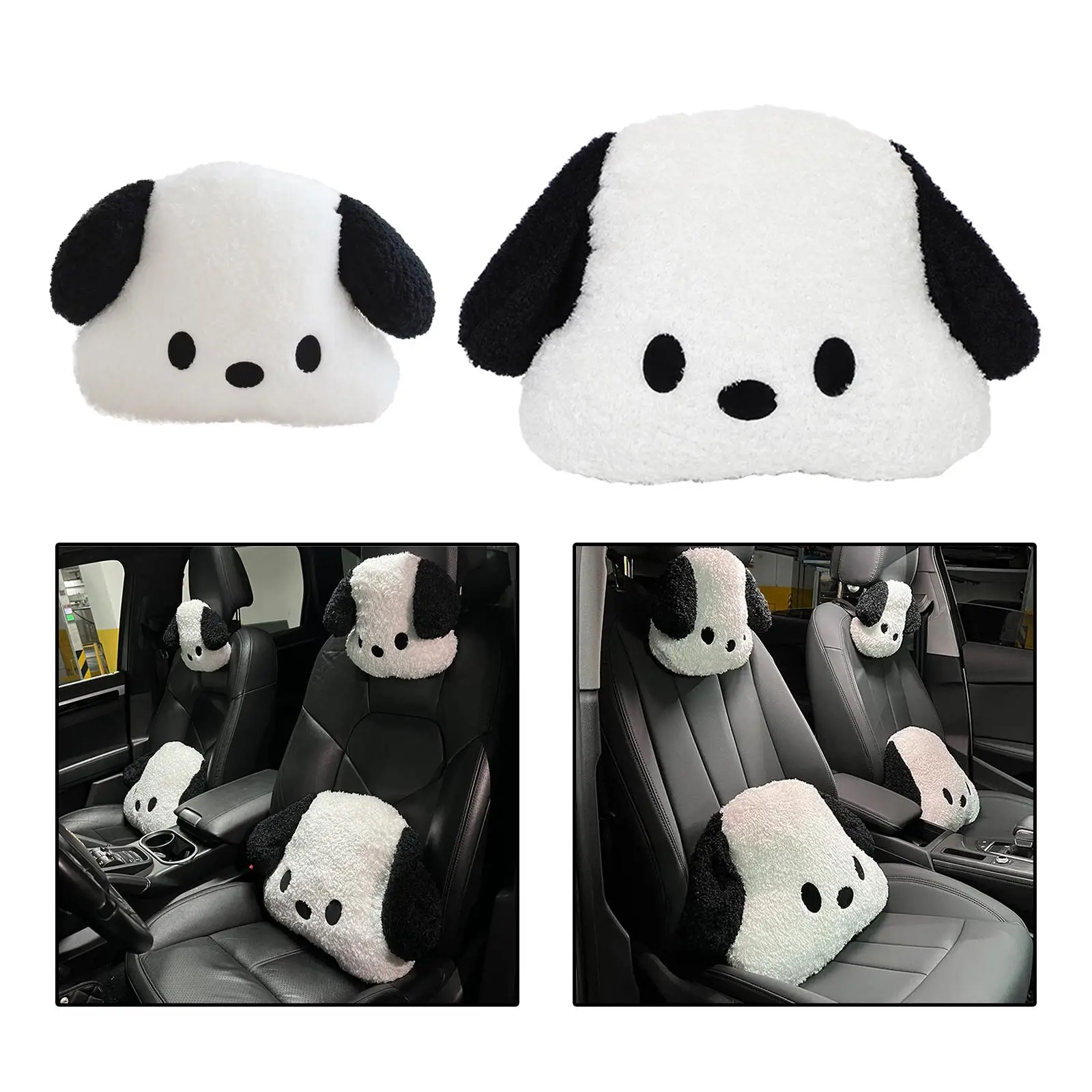 Car Headrest Decorations Breathable Car Accessories Creativity Seat Head Cushion