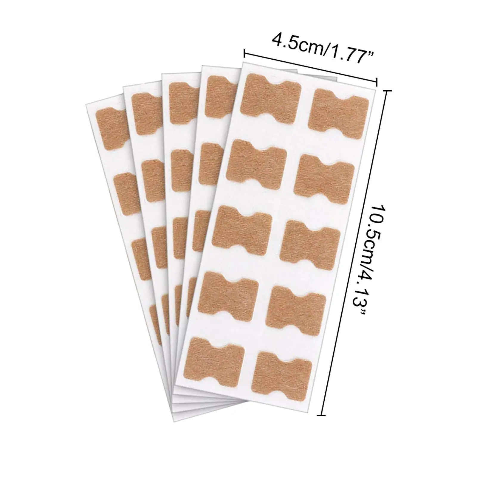 50x Elastic Ingrown Toenail Correction Patch Pedicure Tool Self Adhesive Breathable Glue Free Toenail Patch for Salon Home