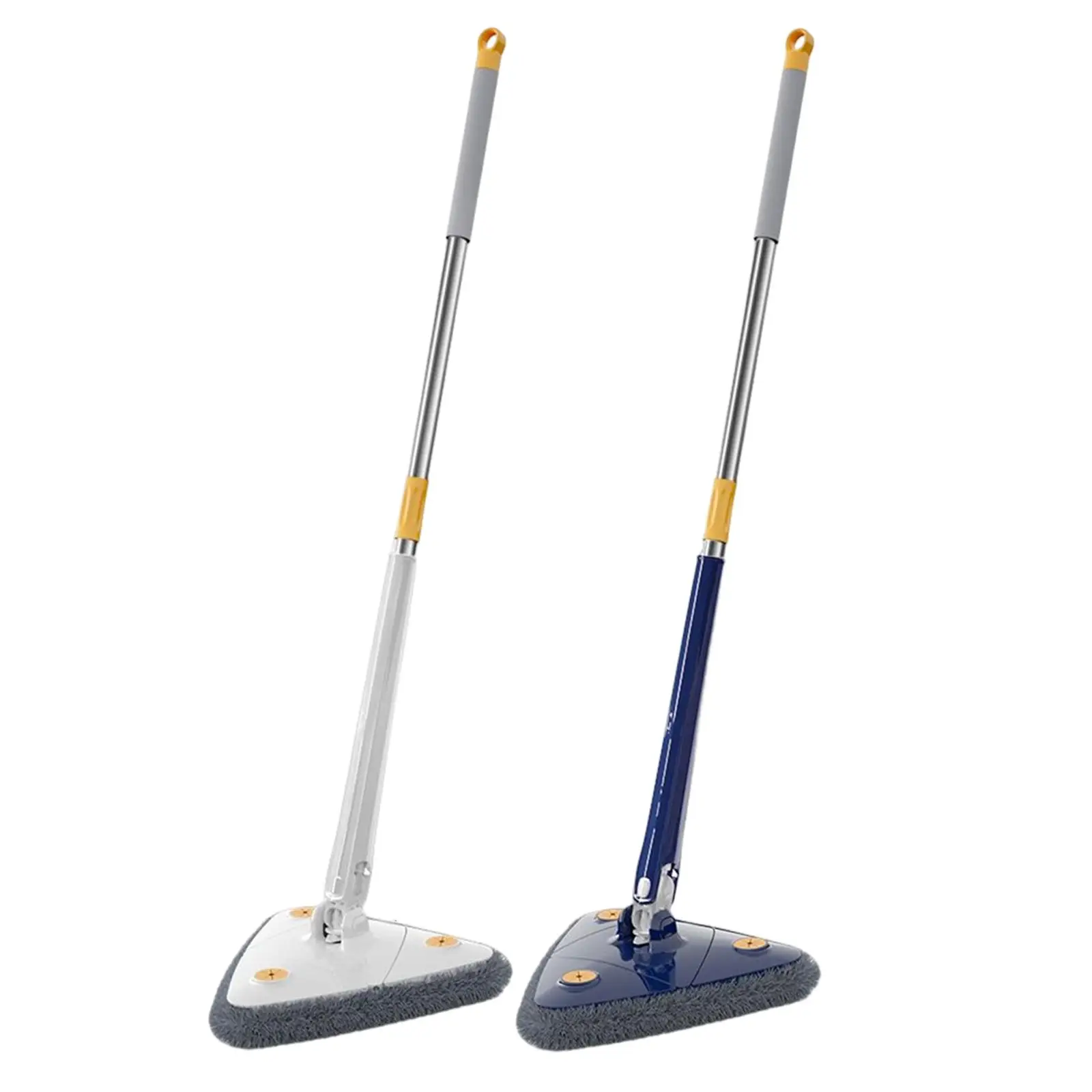 Wall Mop with Long Handle Mop 360 Rotating Extendable Triangle Mop